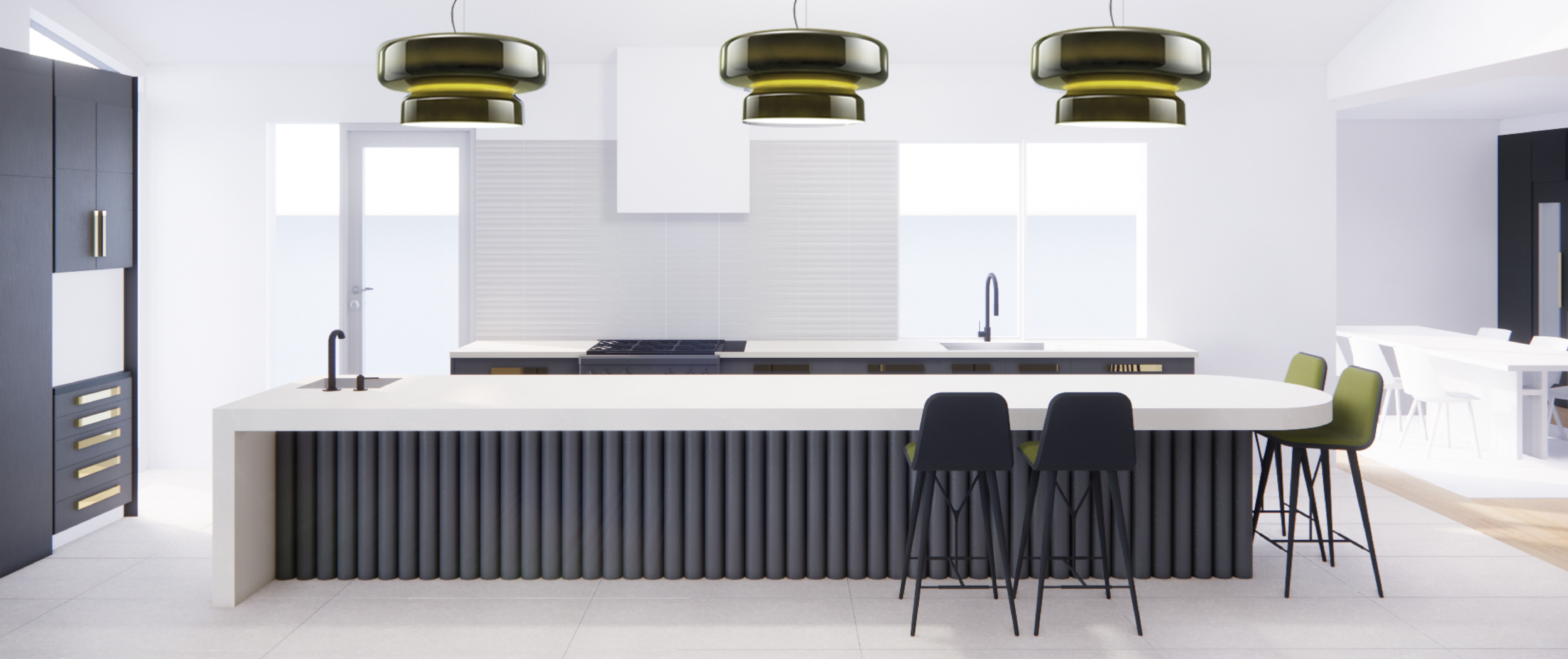 Kitchen Option 1 View 1 - Avadhi Sharma