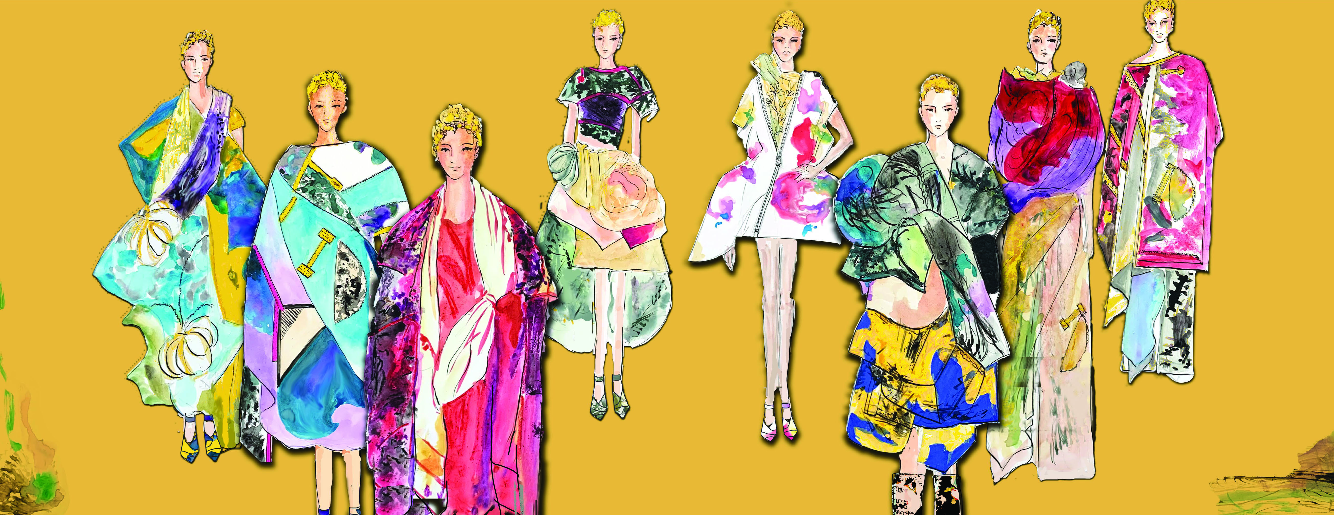 Fashion Design - Impressions of Flowers