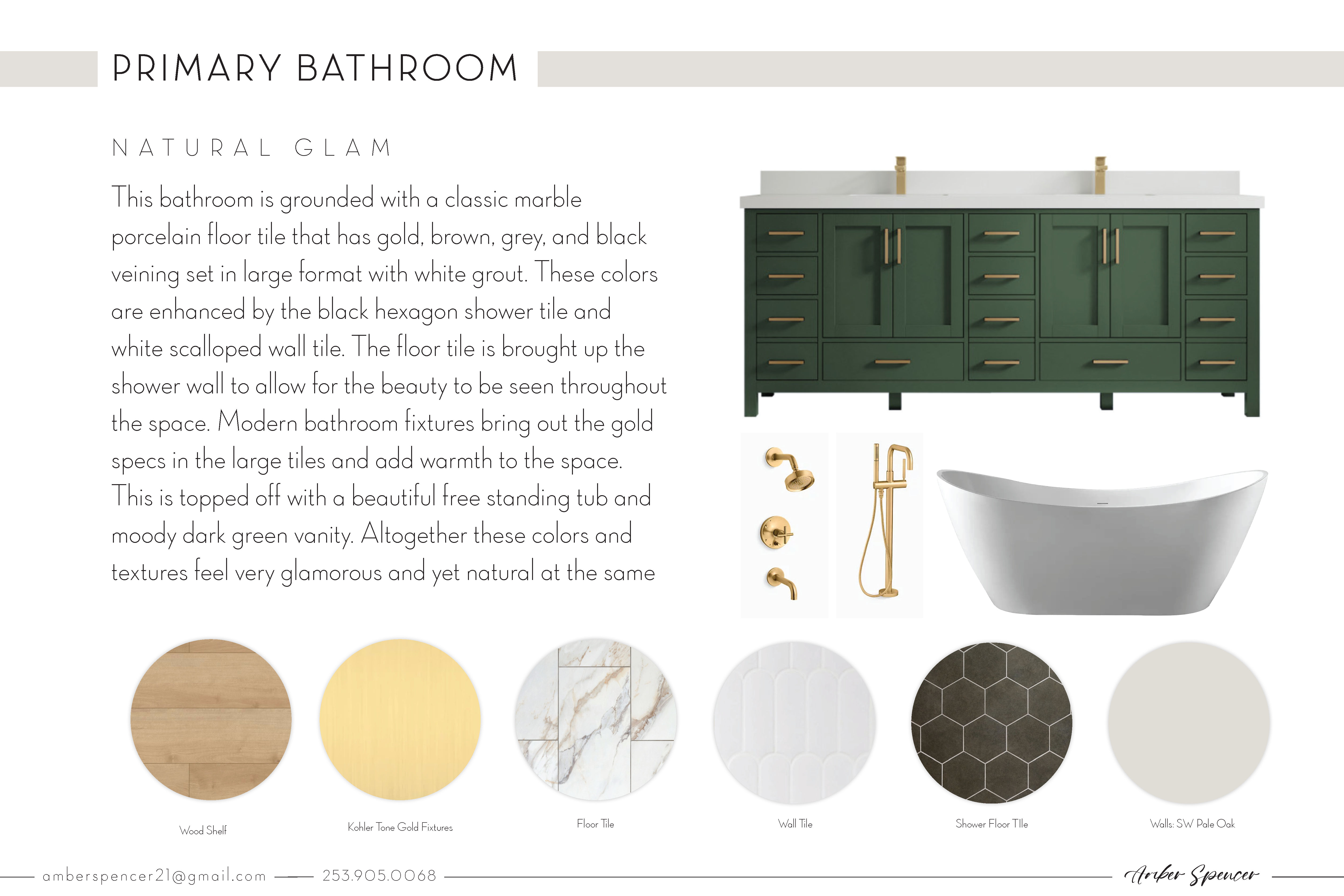 Primary Bathroom 02 - Amber Spencer