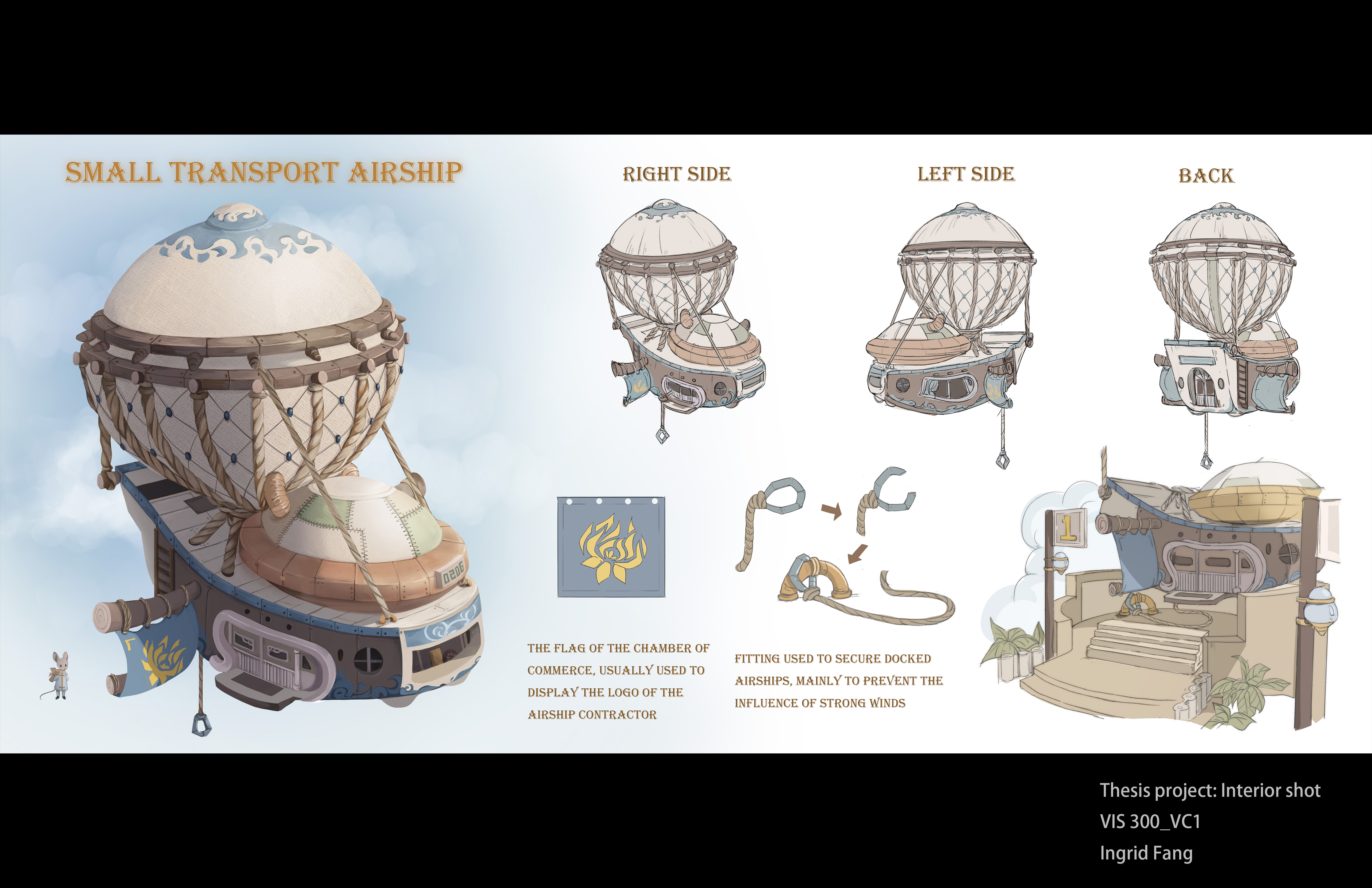 Mall Transport Airship Prop 