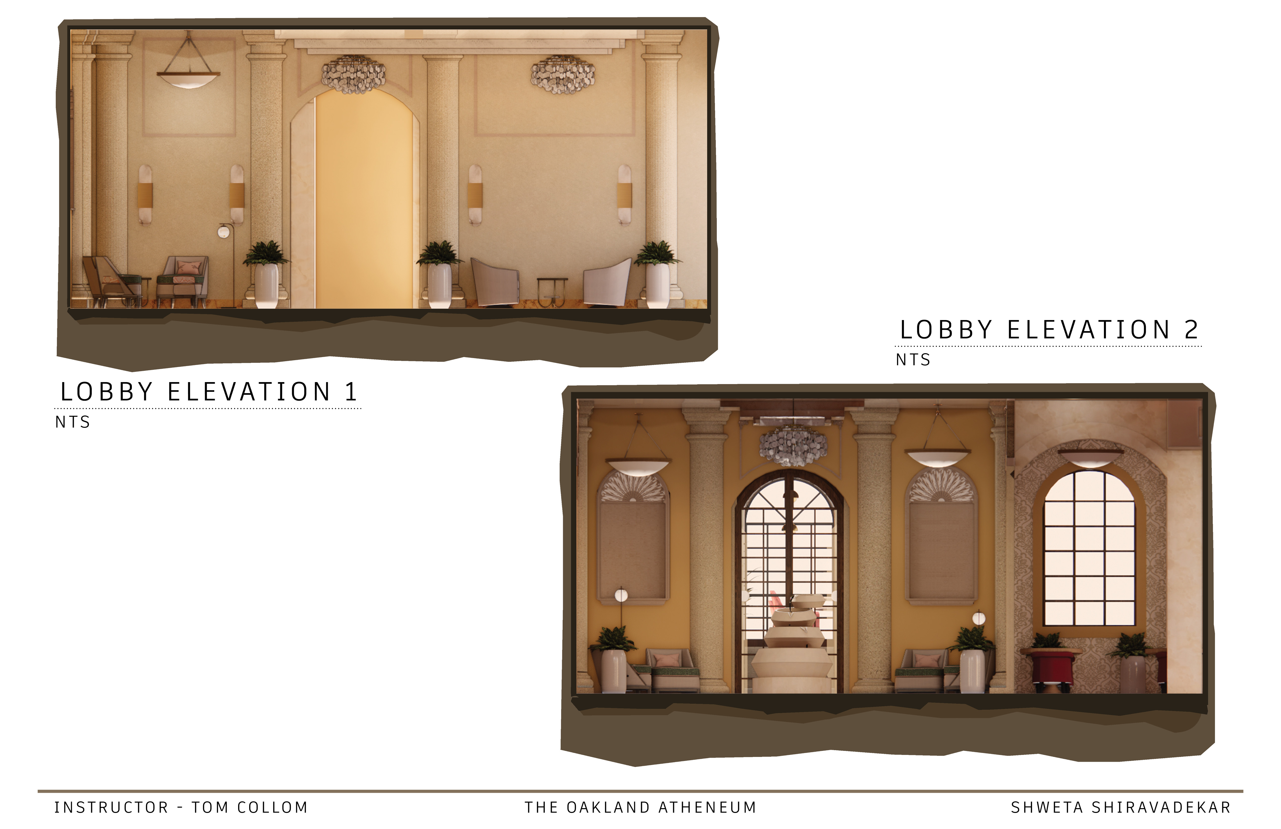 6. Lobby elevations - Shweta Shiravadekar