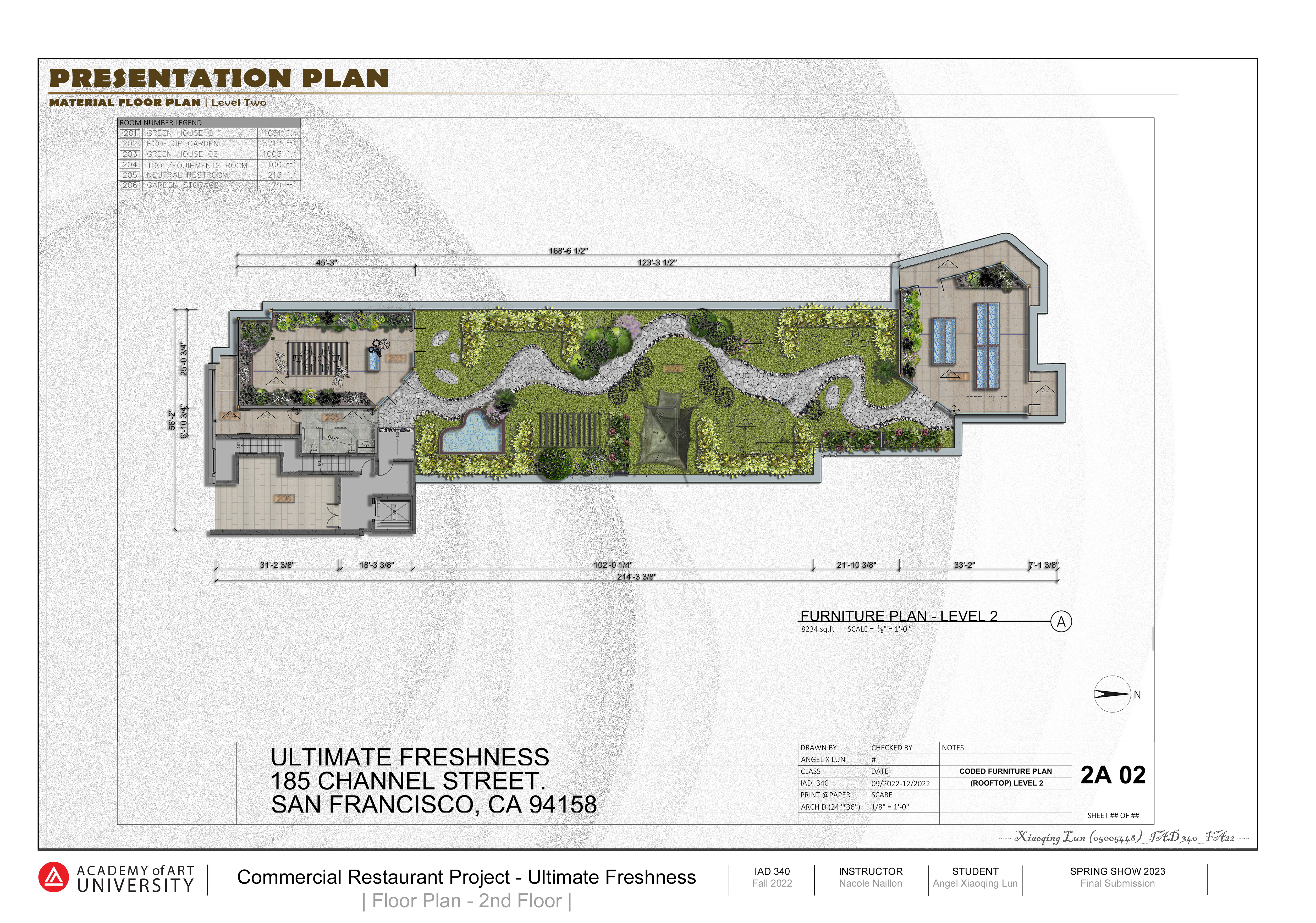 Ultimate Freshness Farm-to-Table Restaurant 03_2F Floor Plan - Angel D.S.