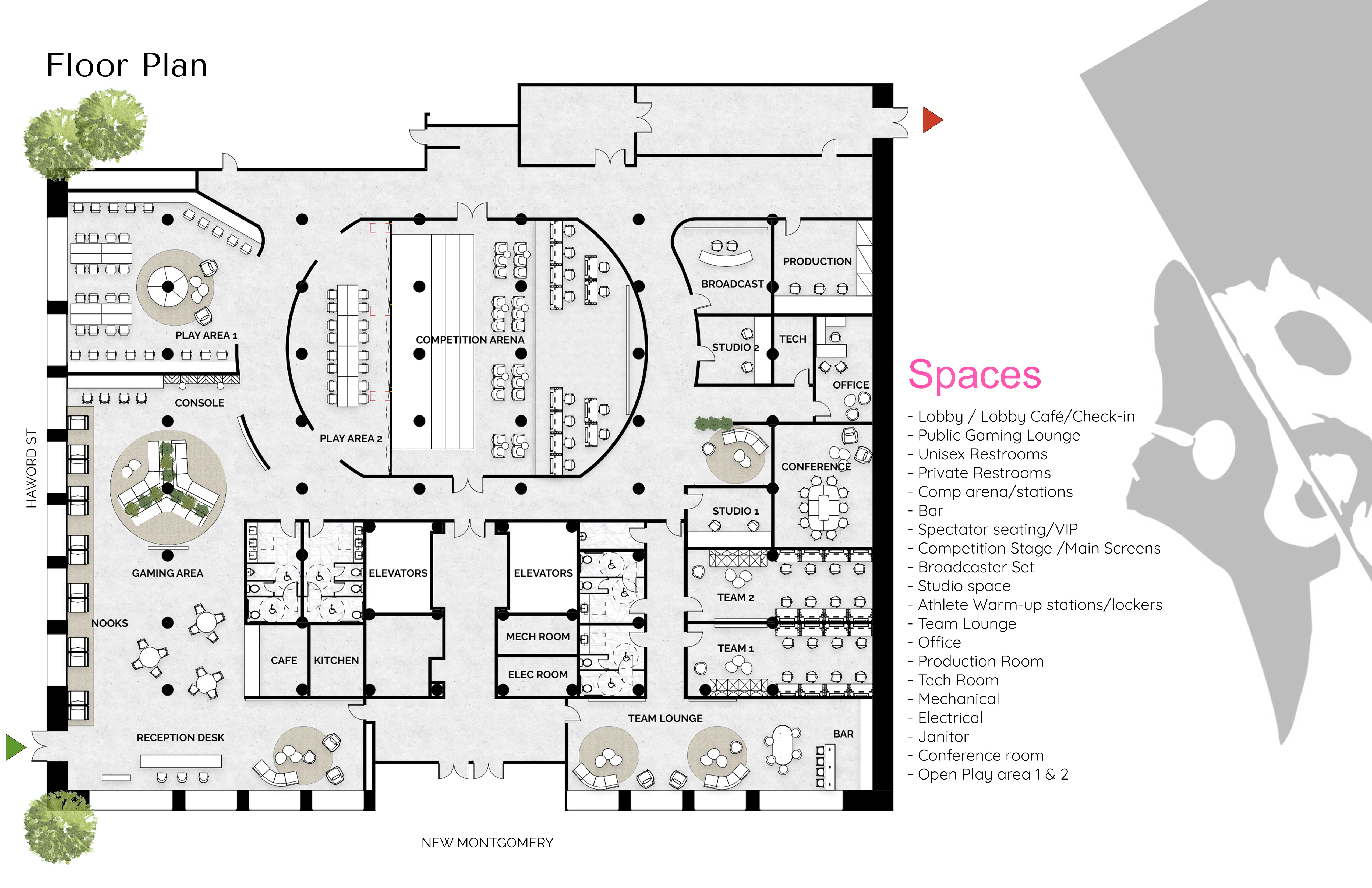 ESPORT ARTU VENUE- FLOOR PLAN - Nehal abd elmageed