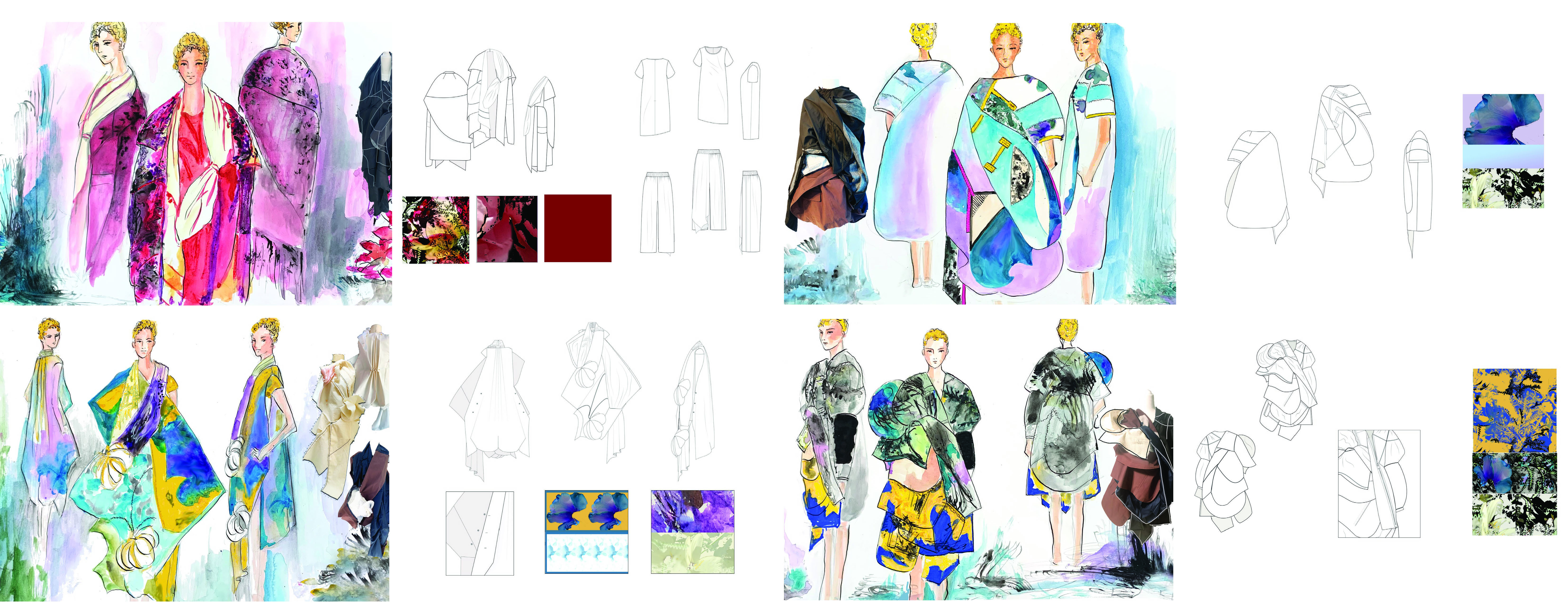 Fashion Design - Impressions of Flowers