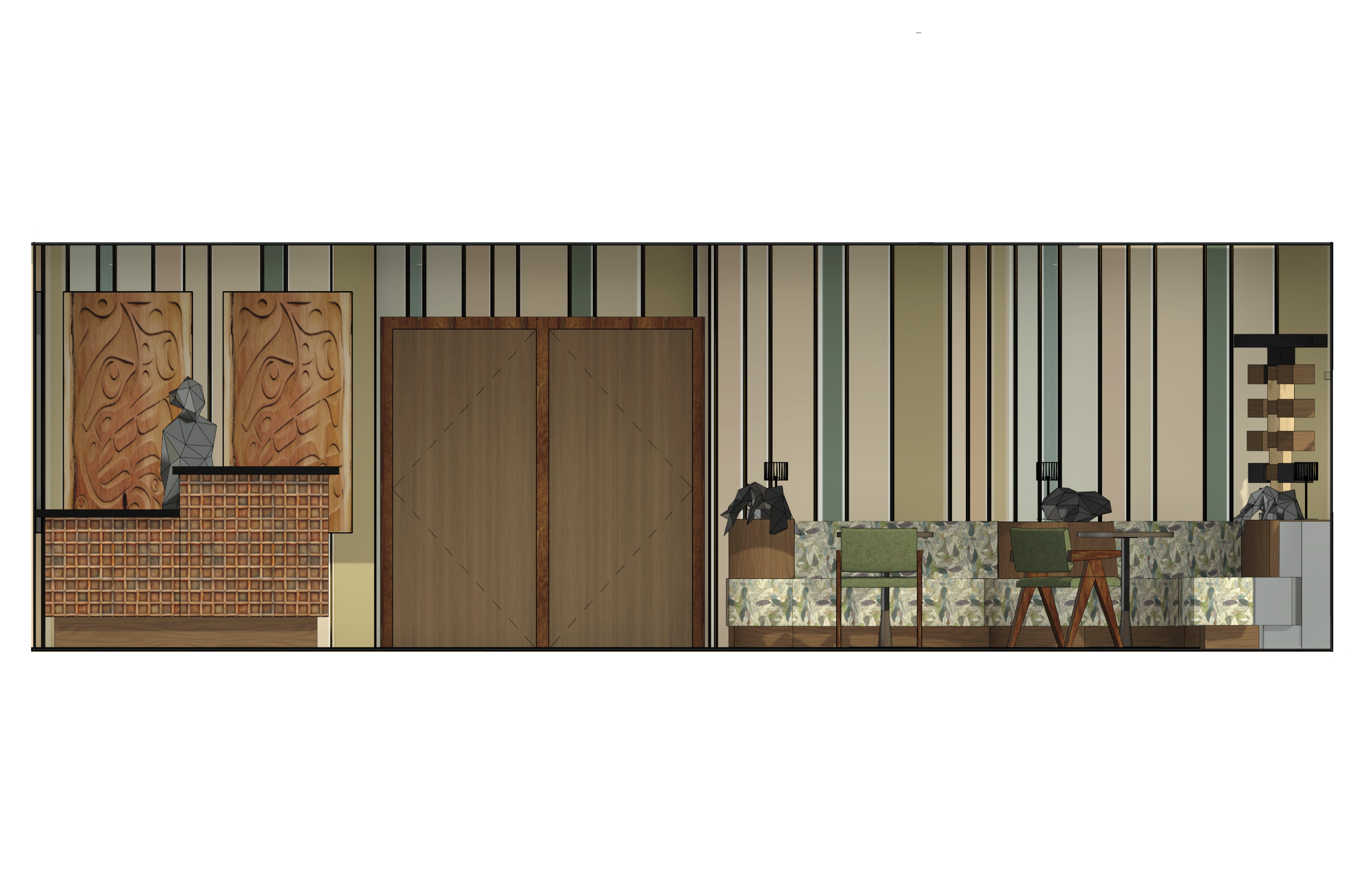 ArleneSalomon_EastElevation_DiningRoom - Arlene Salomon