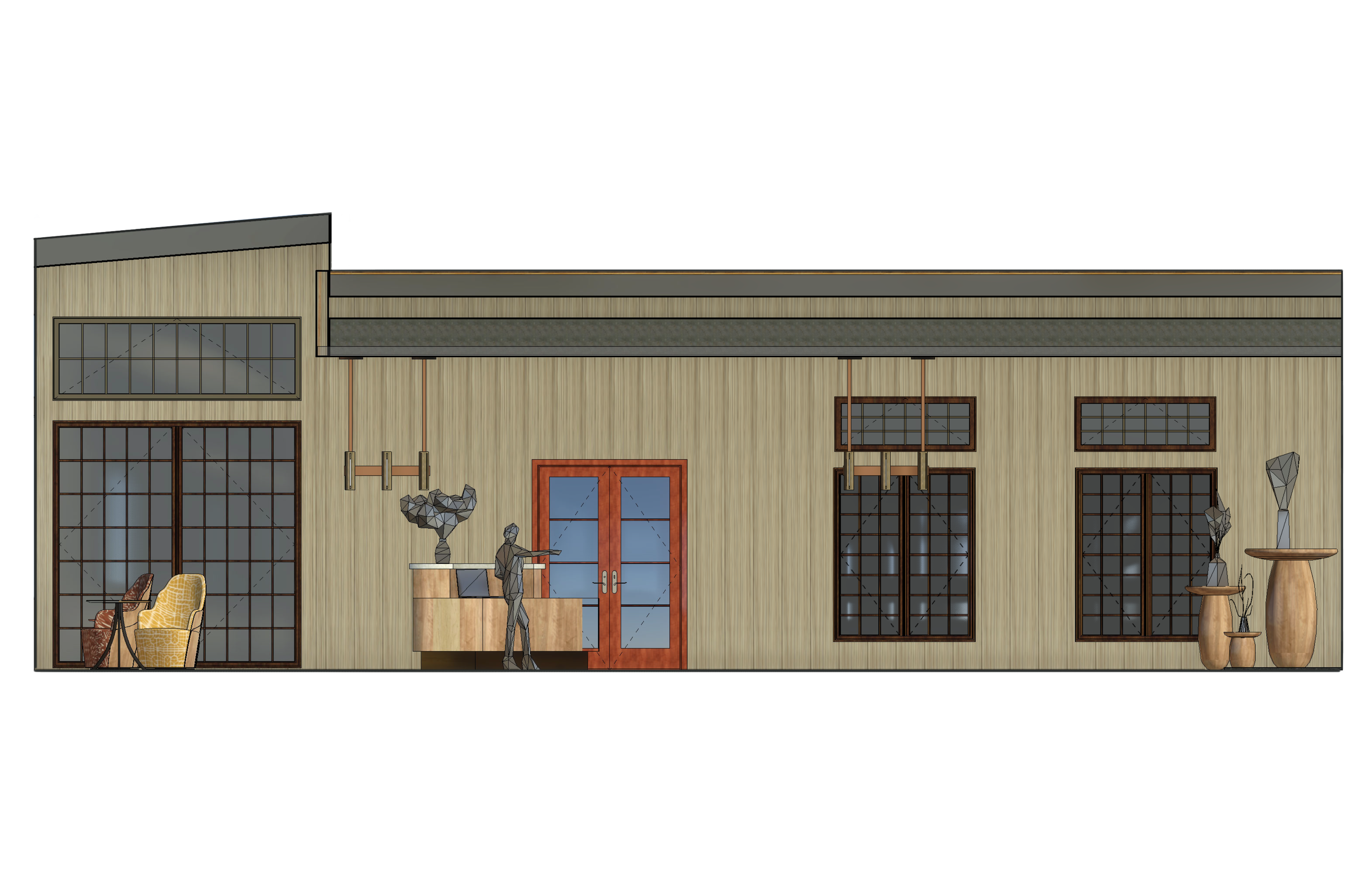 ArleneSalomon_NorthElevation_Lobby - Arlene Salomon