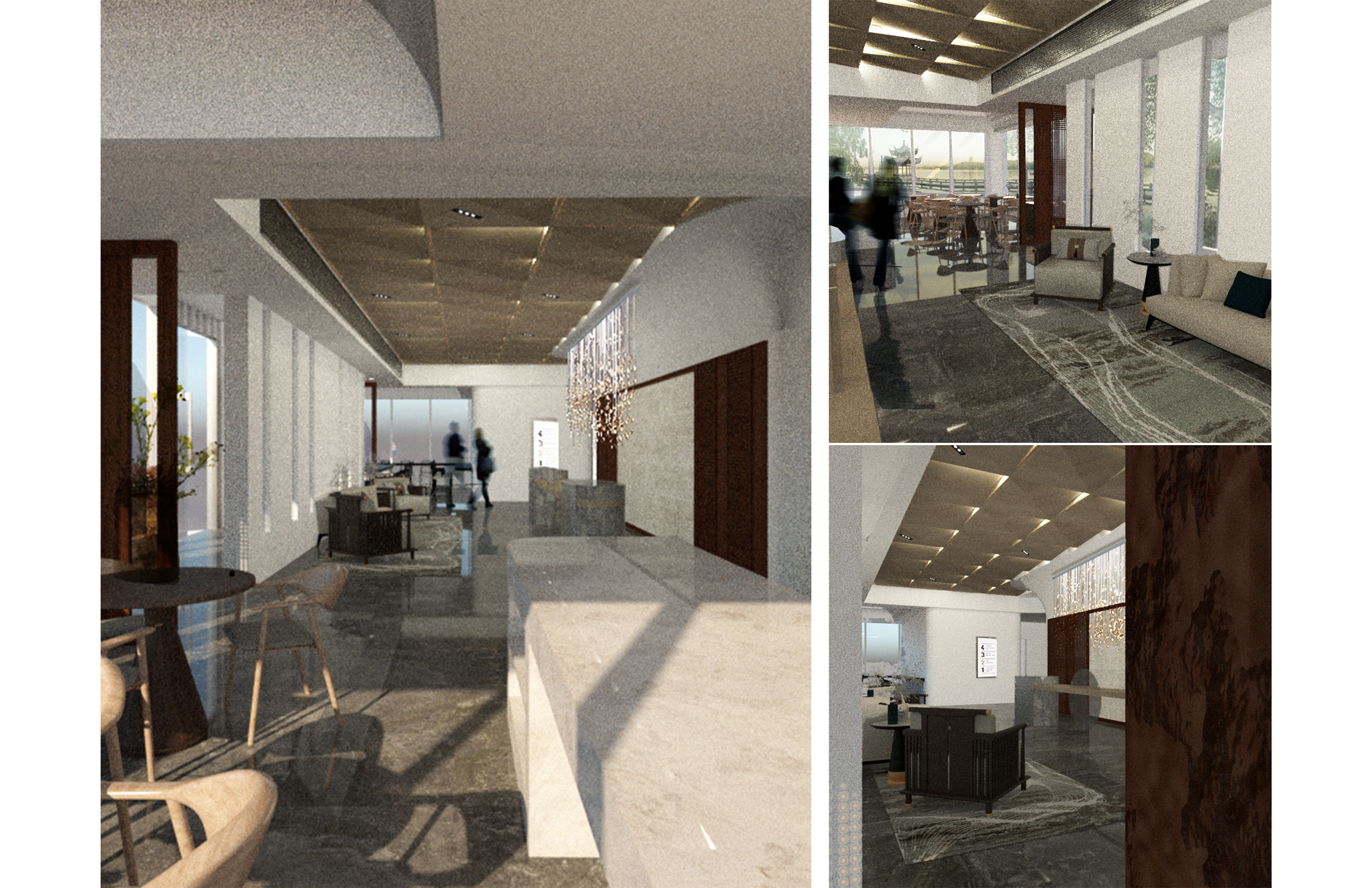 Hangzhou Senior Housing_Lobby View 2&3&4 - Angel D