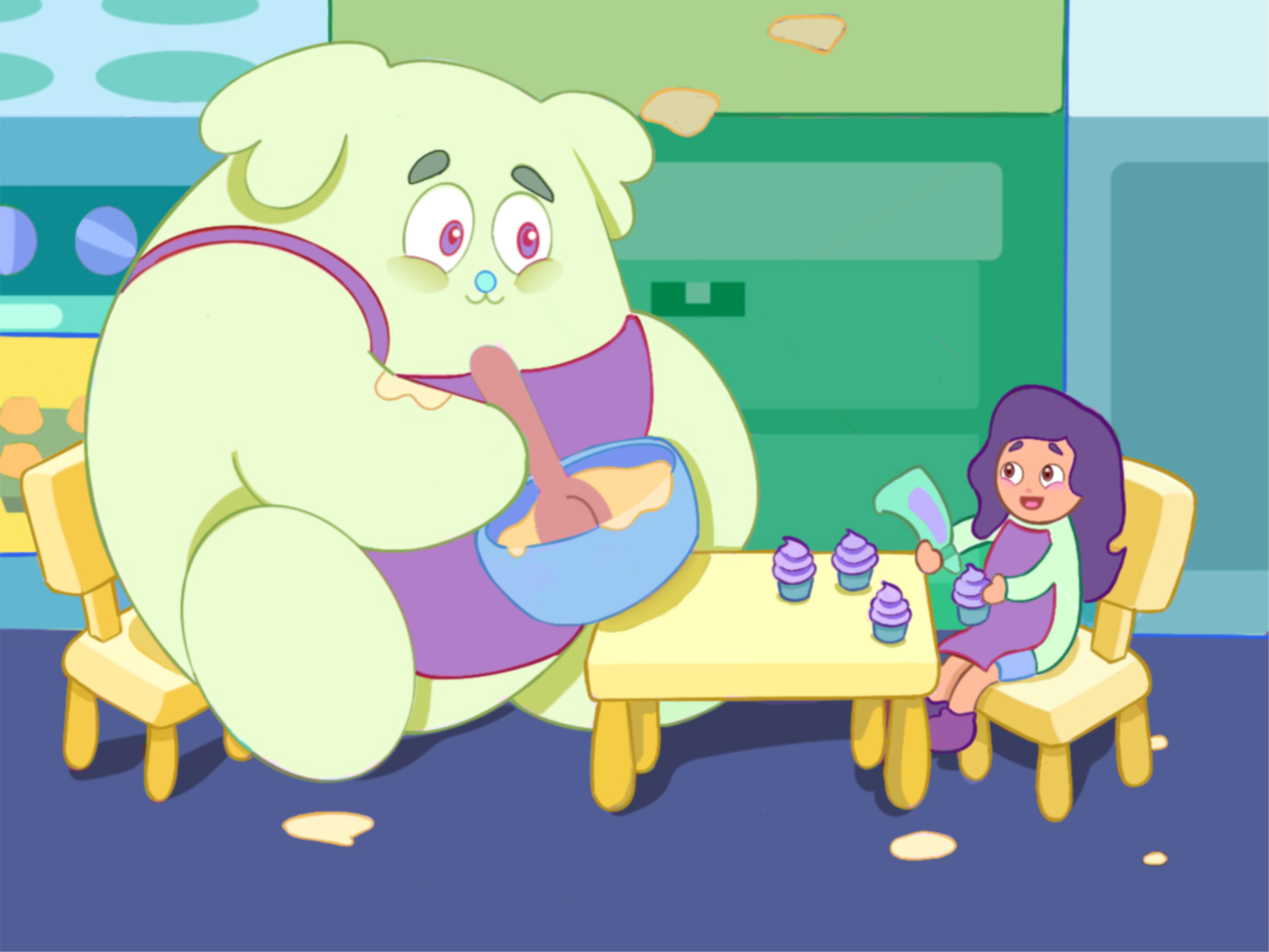 Baking Cupcakes with My Imaginary Friend