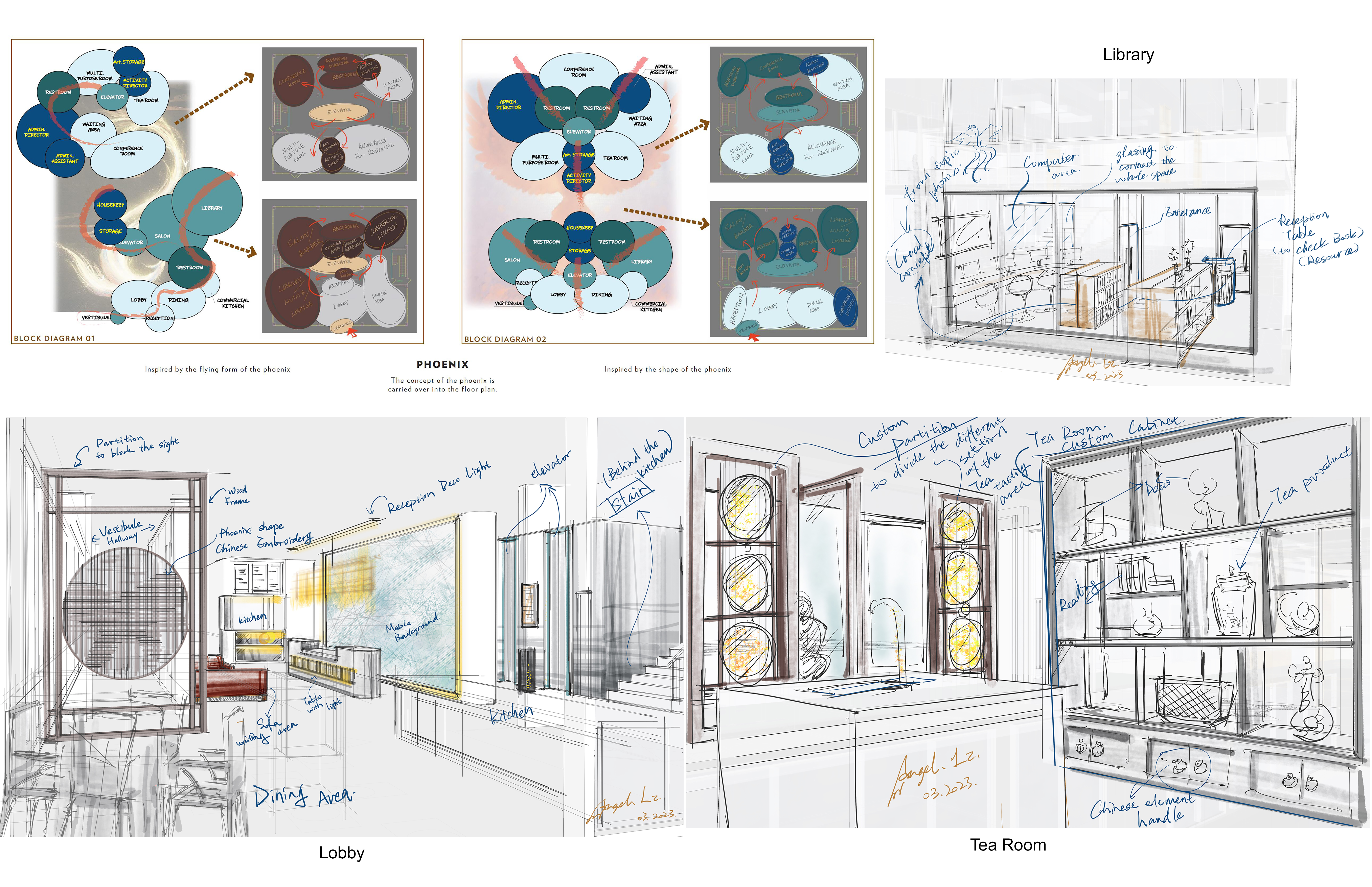 Hangzhou Senior Housing_Conceptual Sketches - Angel D
